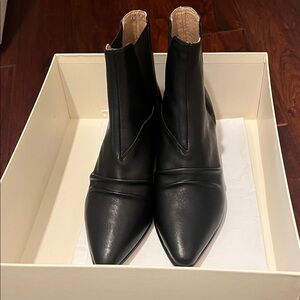 Joie Black Leather Ankle Booties